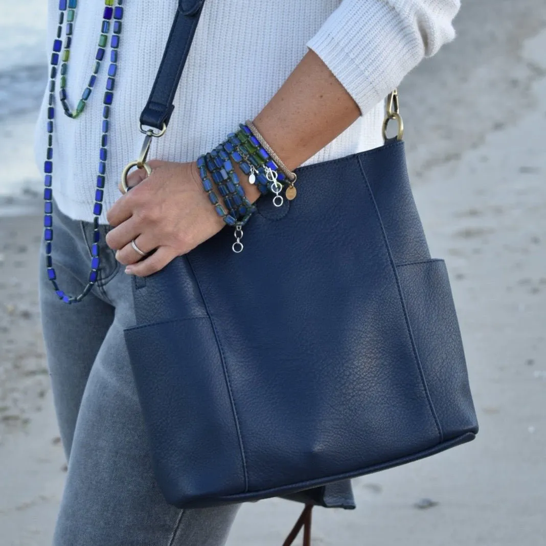 Kayleigh Side Pocket Bucket Bag