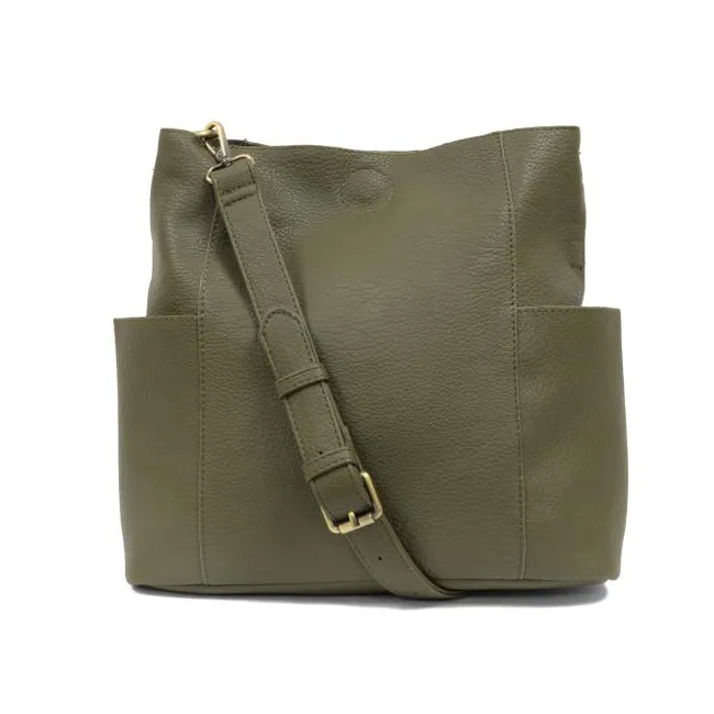 Kayleigh Side Pocket Bucket Bag