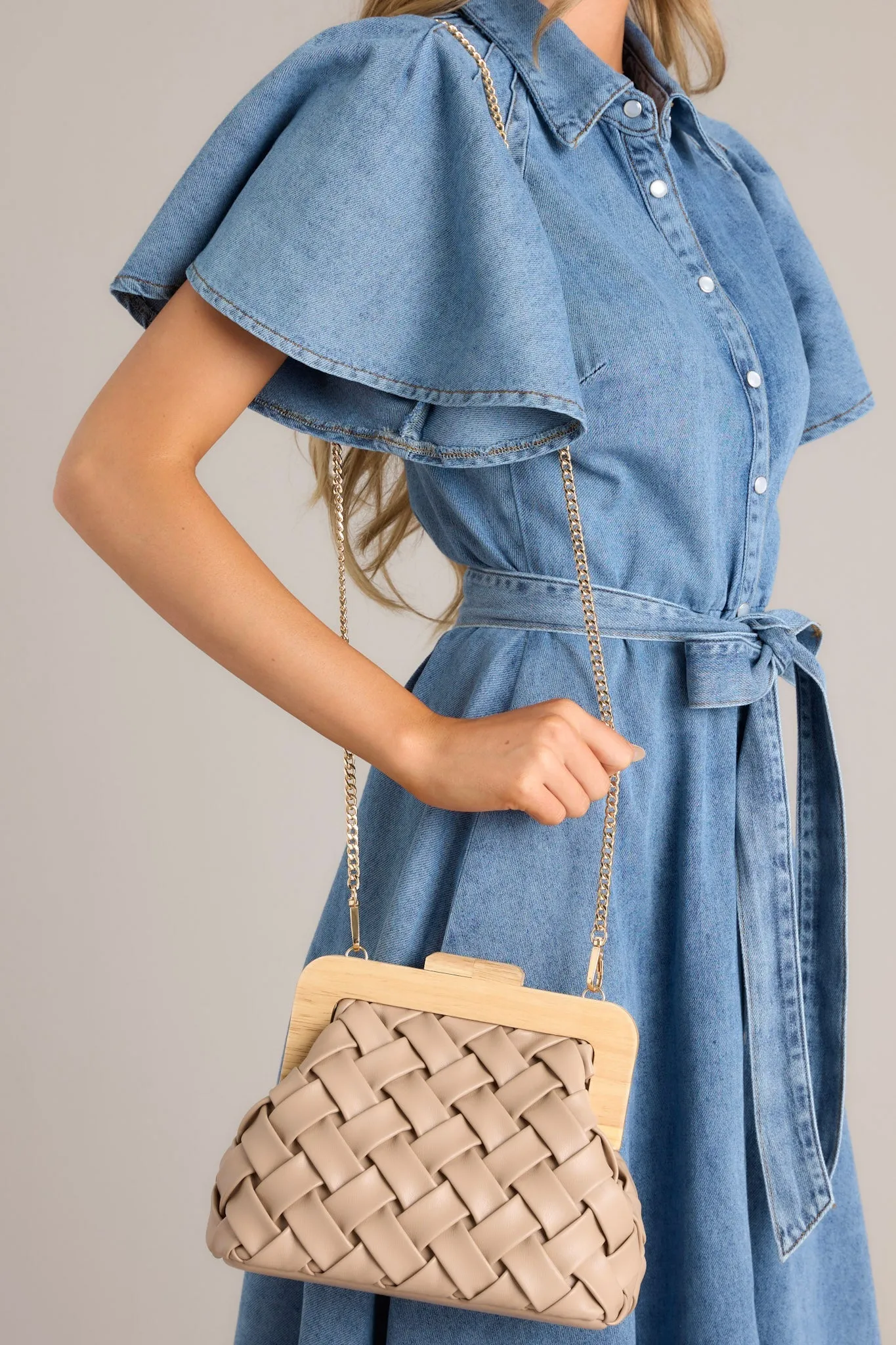 Laughter Legacy Tan Convertible Clutch
