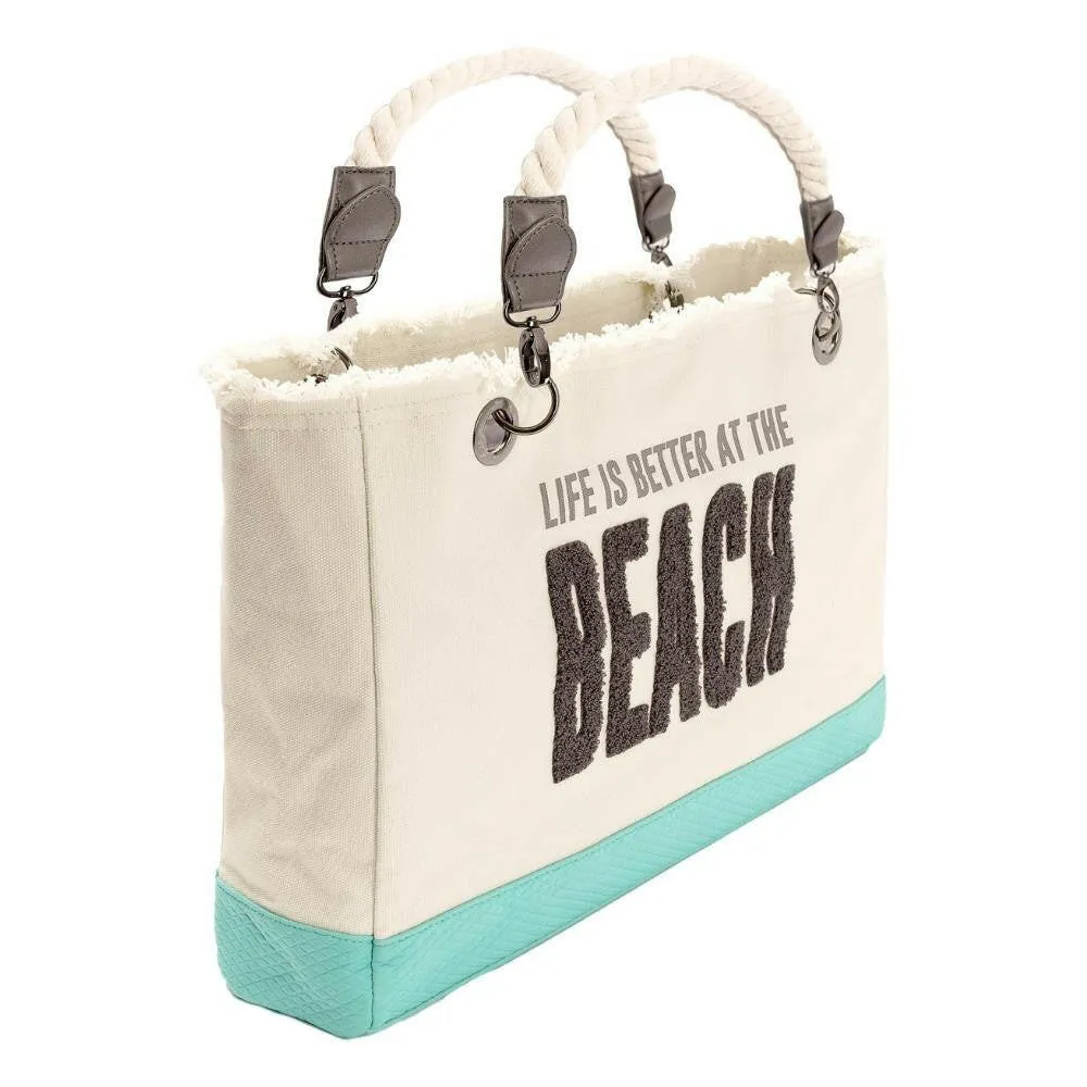 Life is Better At the Beach Canvas Tote Bag
