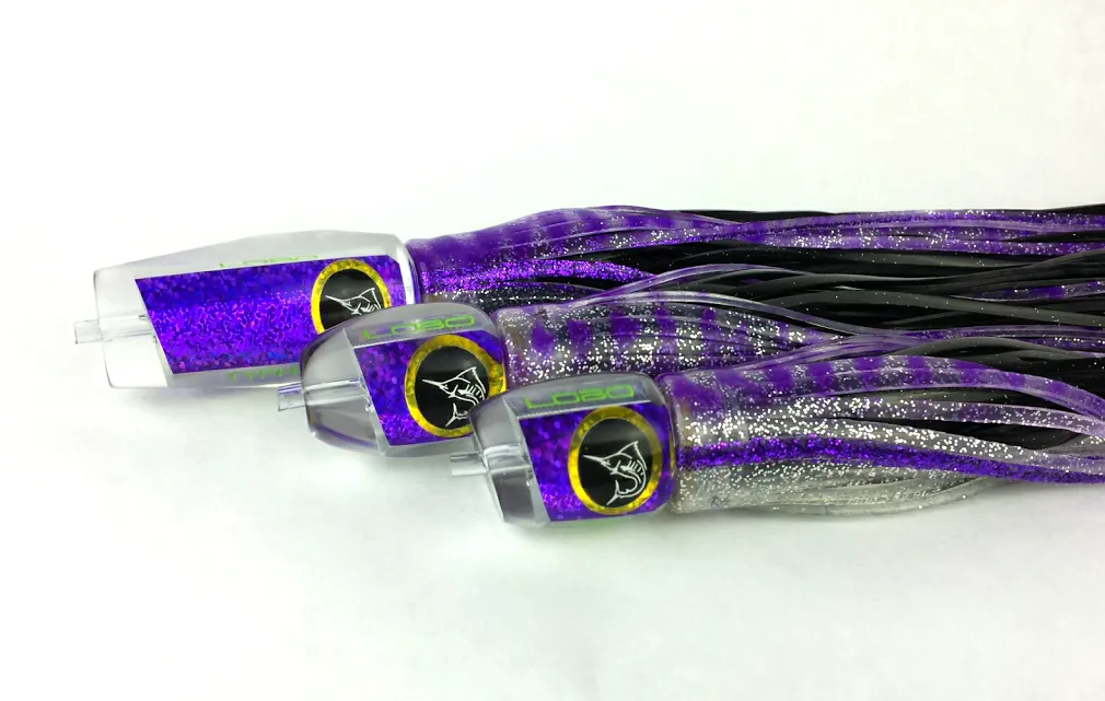 Lobo Lures Costa Rica Special Black Marlin Trolling Pack