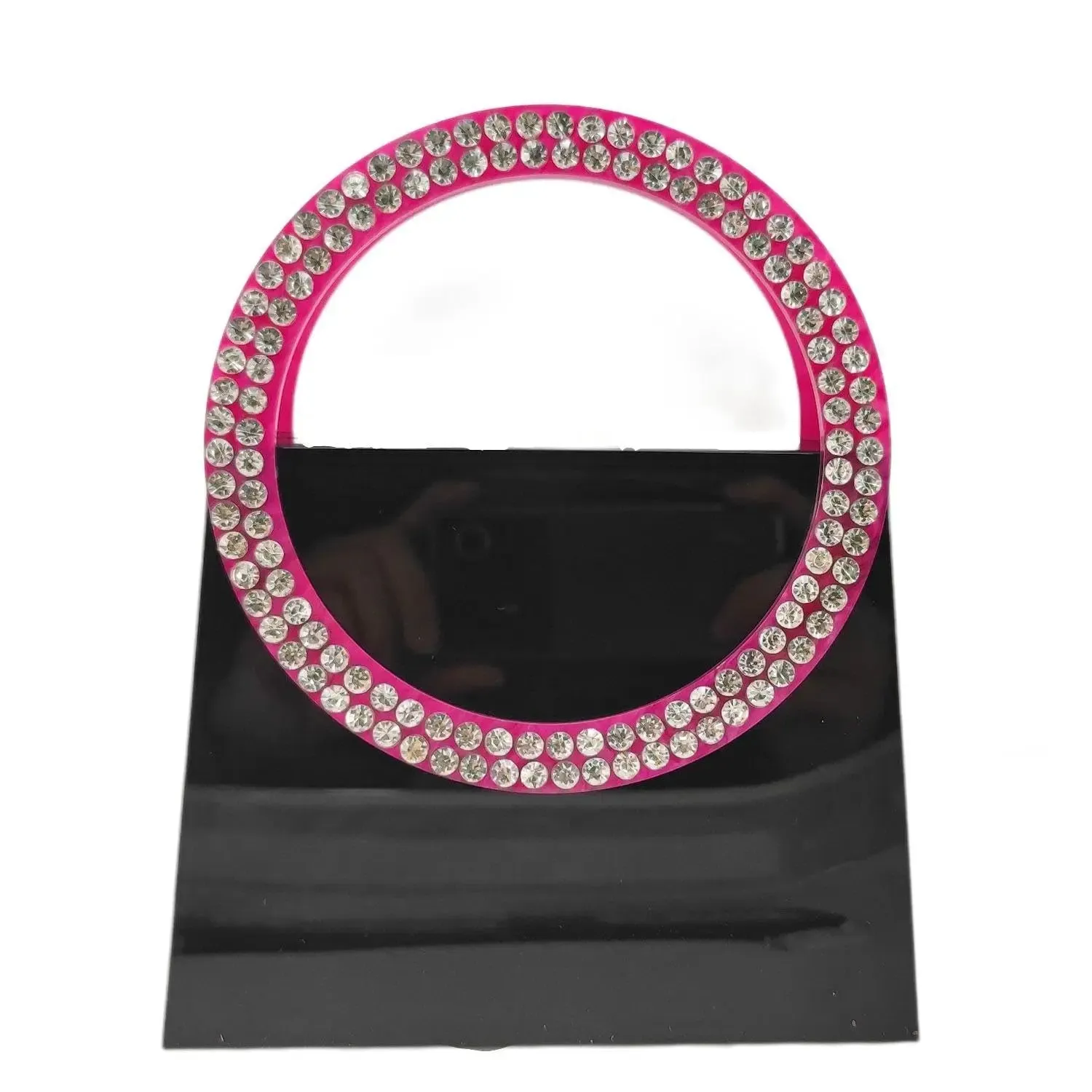 Mini Acrylic Clutch Tote Handbag Fashion Top-Handle Purse