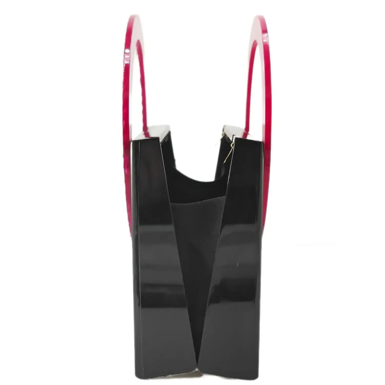 Mini Acrylic Clutch Tote Handbag Fashion Top-Handle Purse