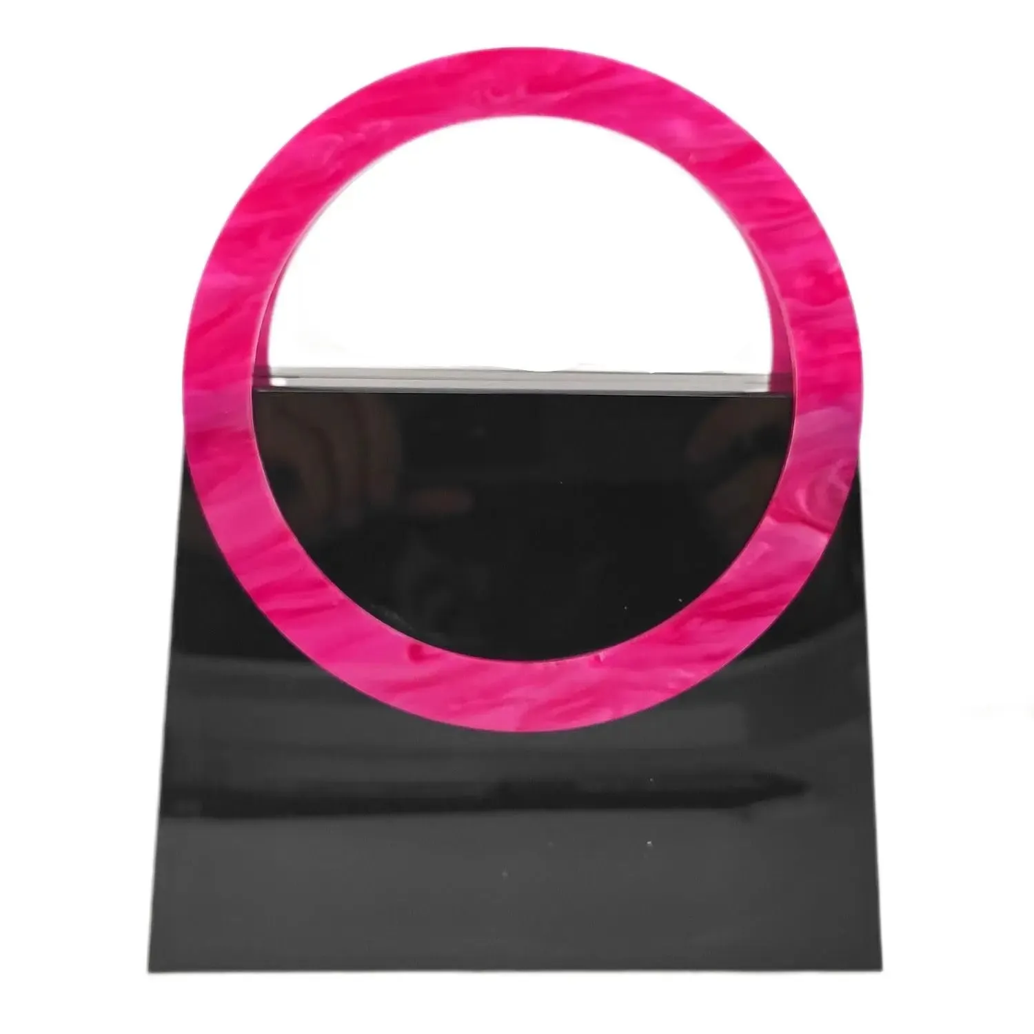 Mini Acrylic Clutch Tote Handbag Fashion Top-Handle Purse