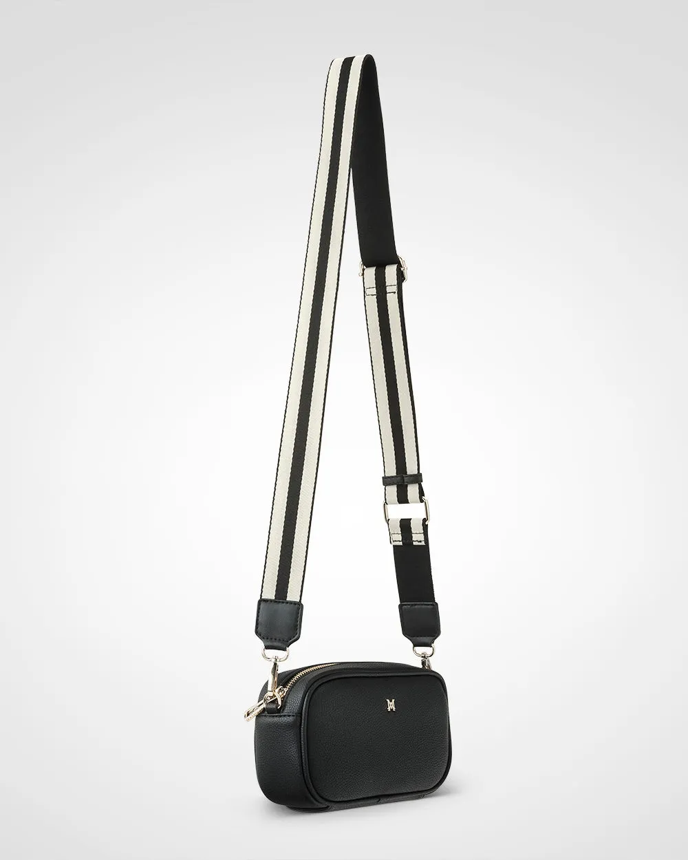 Mini Monica Camera Crossbody Bag   Stripe Bag Strap