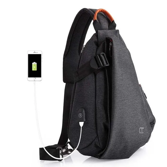 Multi-Function Men Crossbody Bag