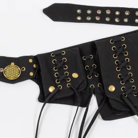 Multi Pocket Belt With Lacing