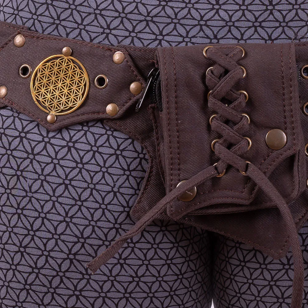 Multi Pocket Belt With Lacing