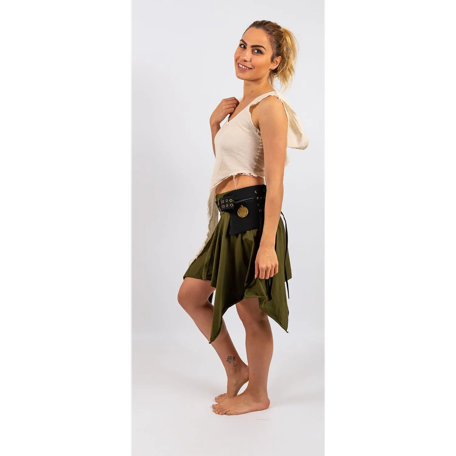 Multi Pocket Belt With Lacing