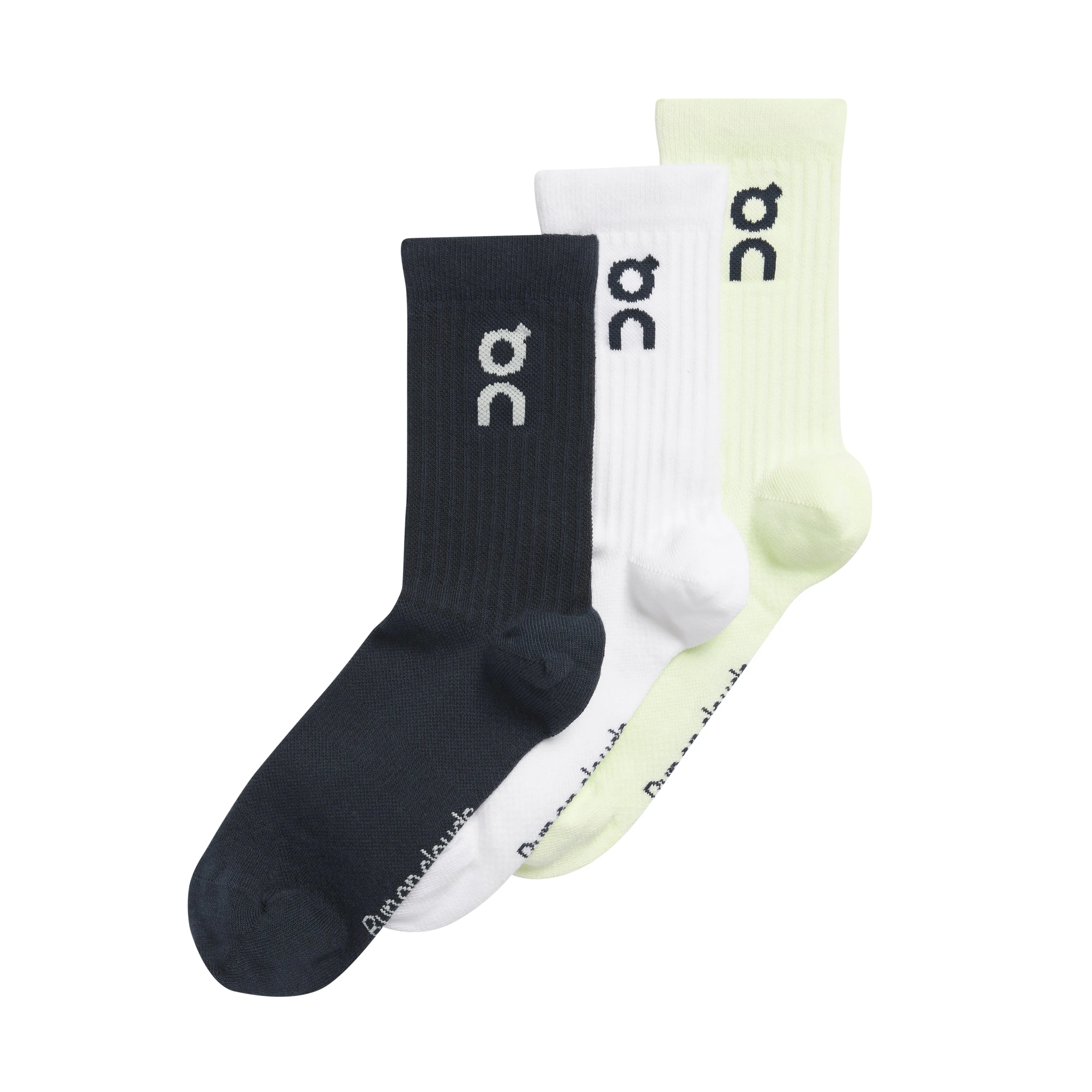On Logo Sock 3-Pack Midnight / Lima