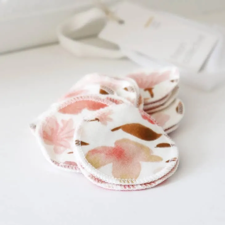 Organic Cotton Rounds - Juliet Florals