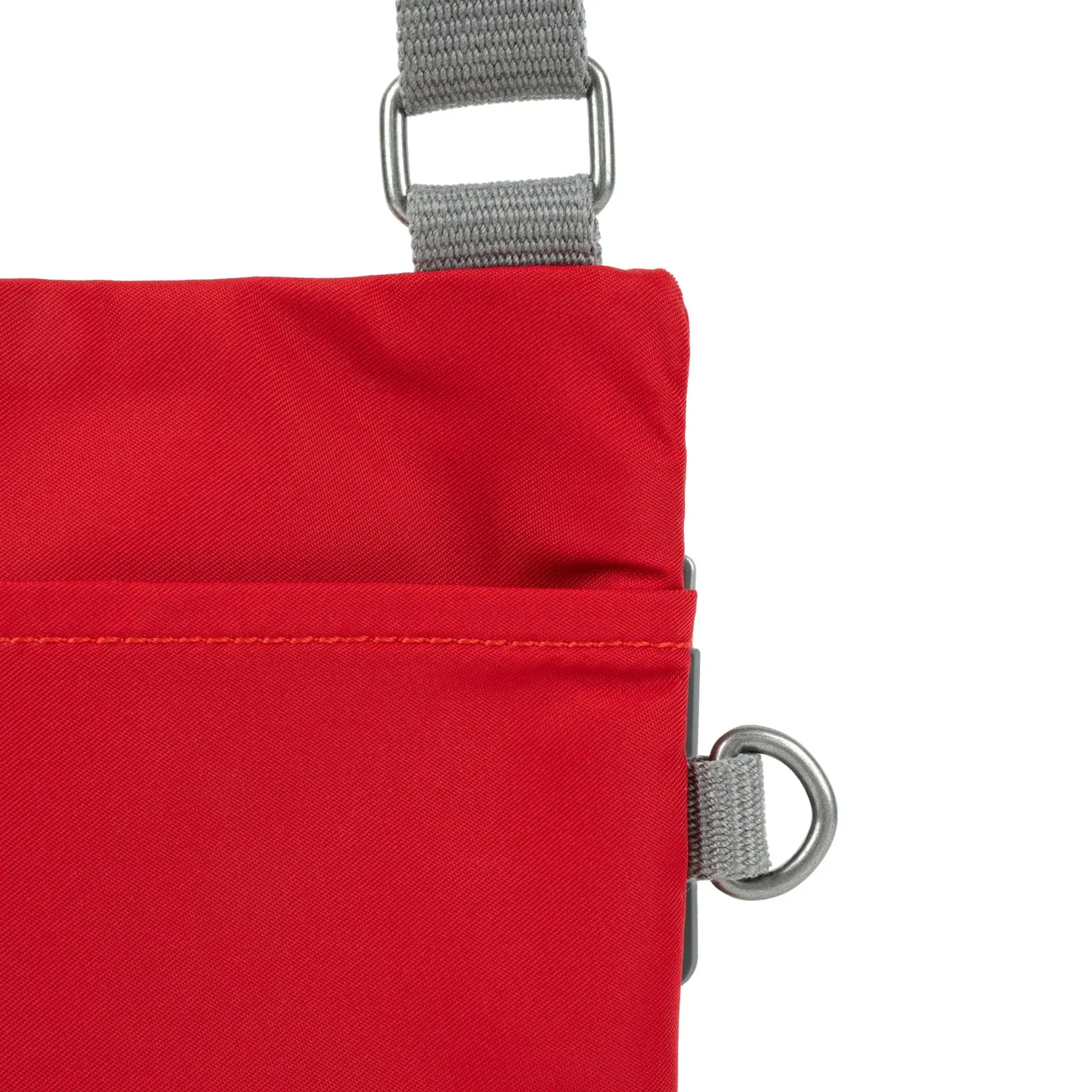 ORI Chelsea Recycled Nylon Crossbody Extra Pocket Bag – Cranberry
