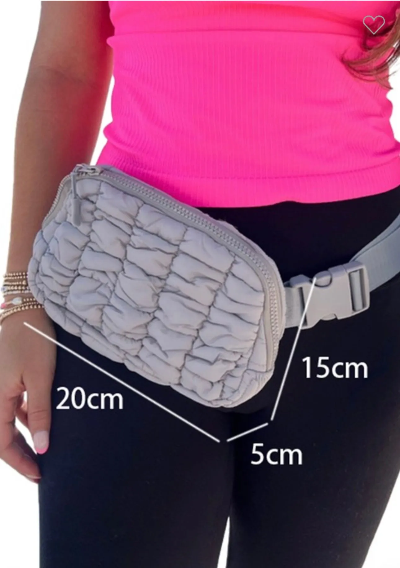 Quilted Puffer Belt Bag Fanny Pack