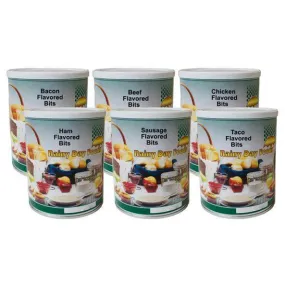 Rainy Day Foods Imitation Meat TVP (Textured Vegetable Protein) Variety Pack