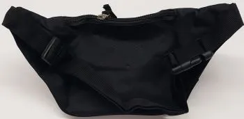 Ree -- Unisex Cotton Fanny Pack -- Black