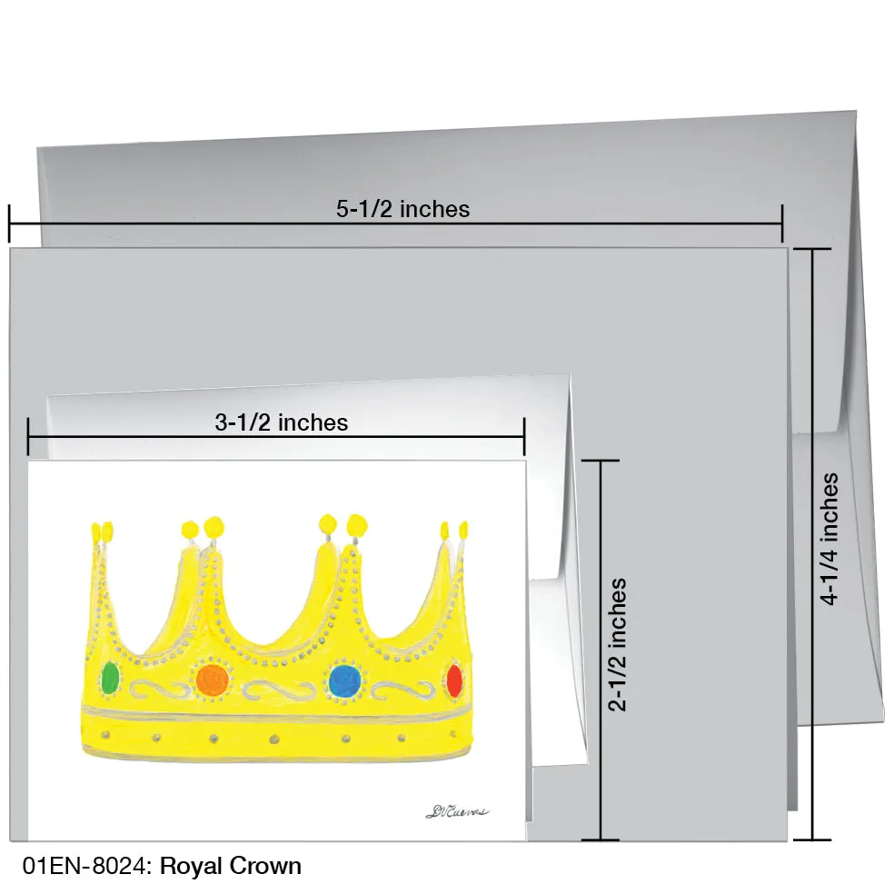Royal Crown, Greeting Card (8024)