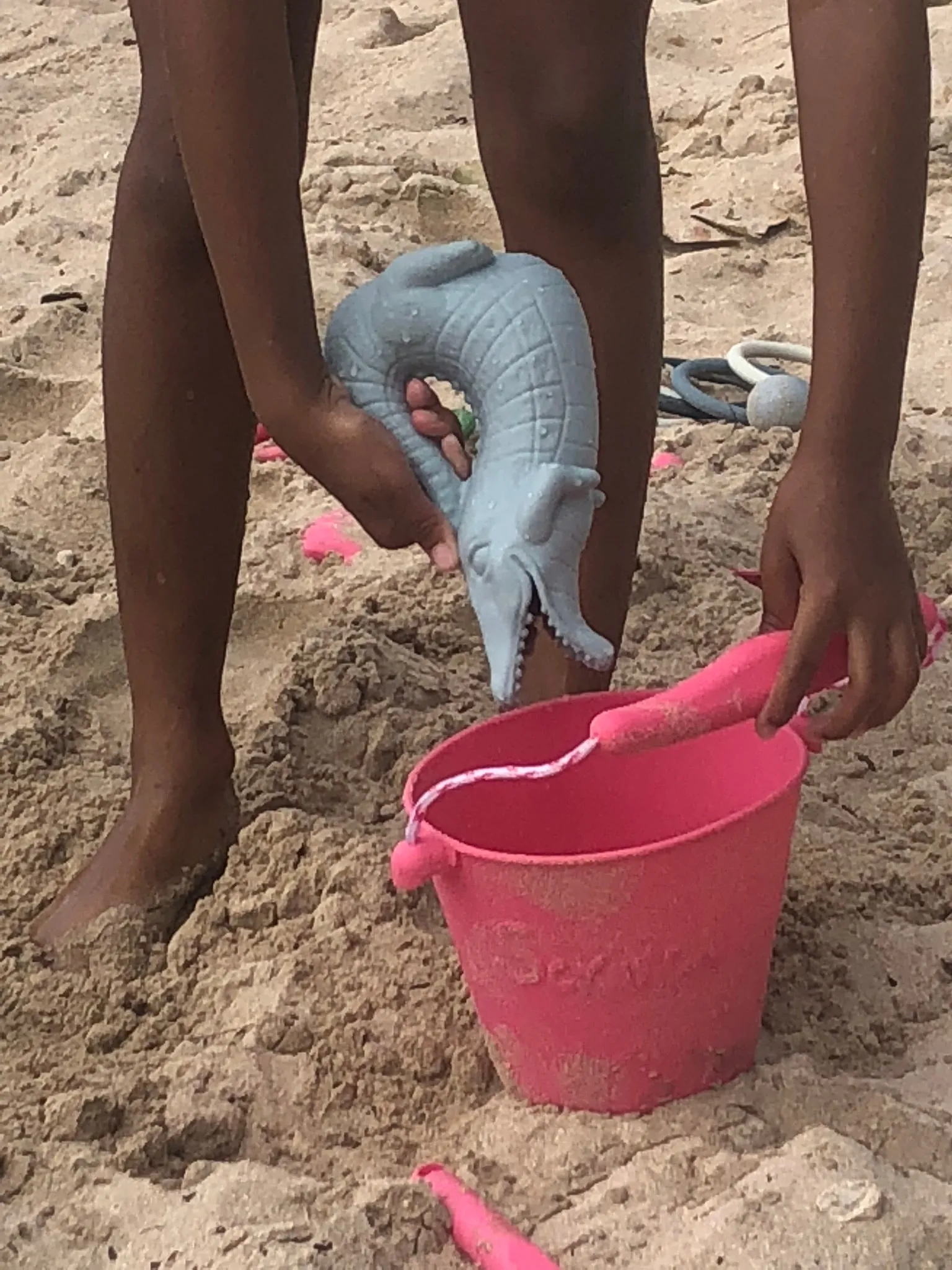 Scrunch Bucket Flamingo Pink