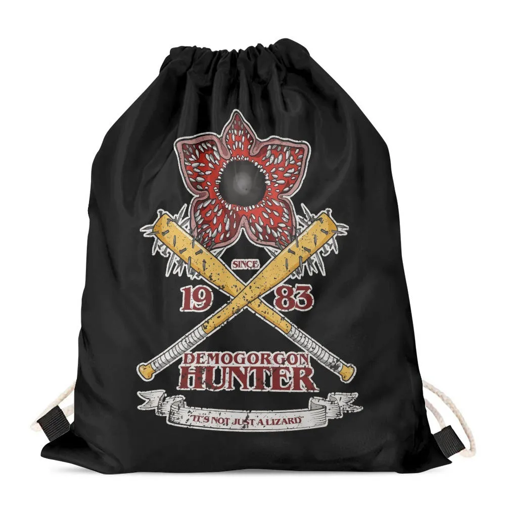 Stranger Things Hellfire Club Handbag Drawstring Pocket Shoulder Drawstring Backpack Bag