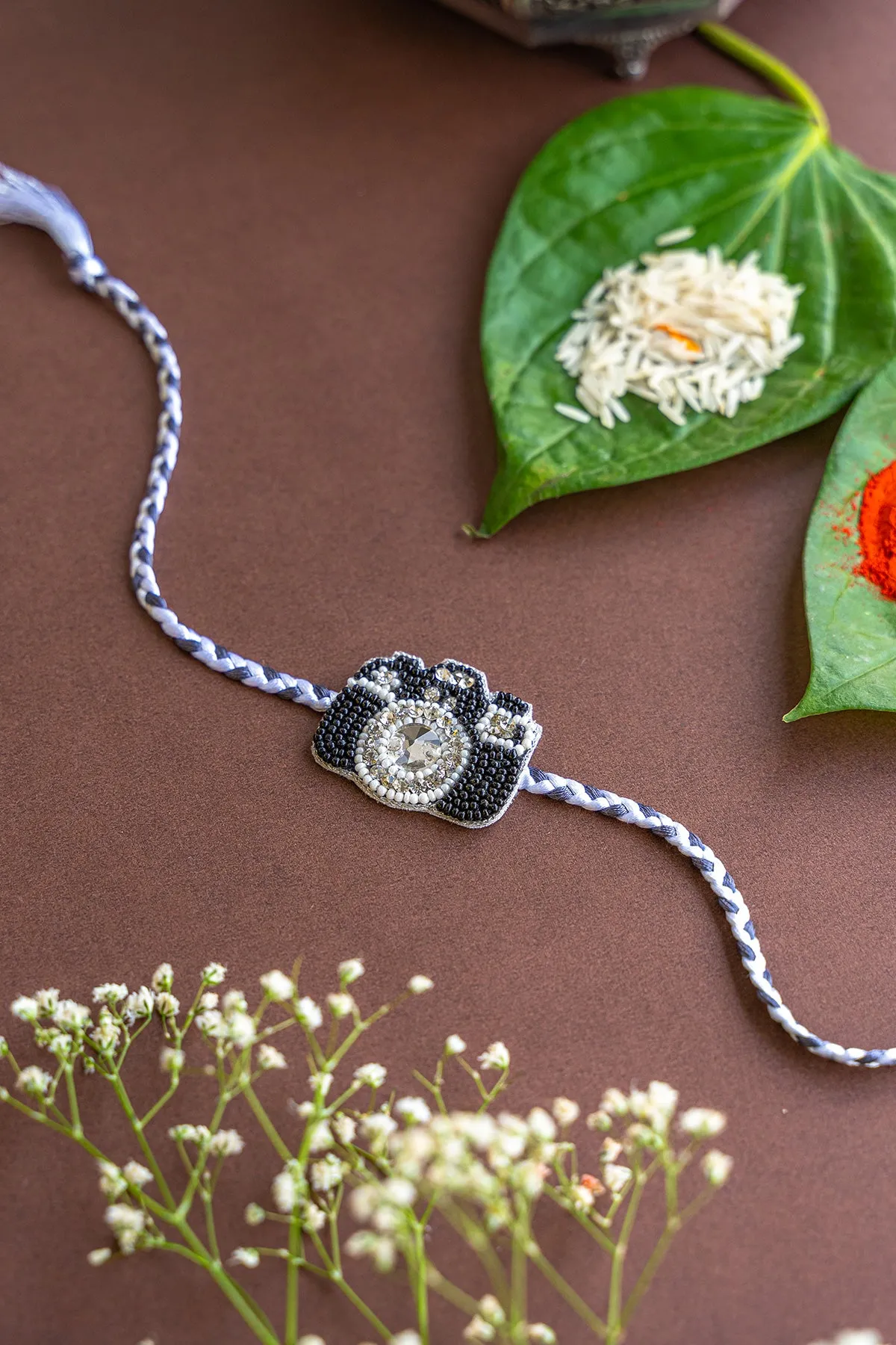 The Camera Embroidered Rakhi