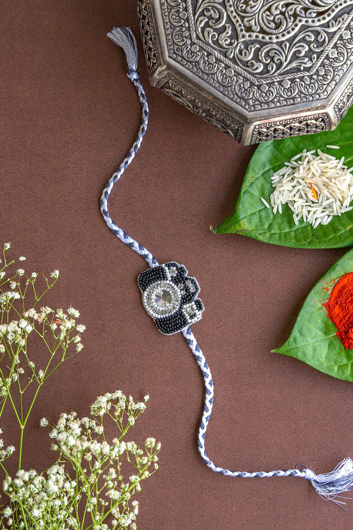 The Camera Embroidered Rakhi
