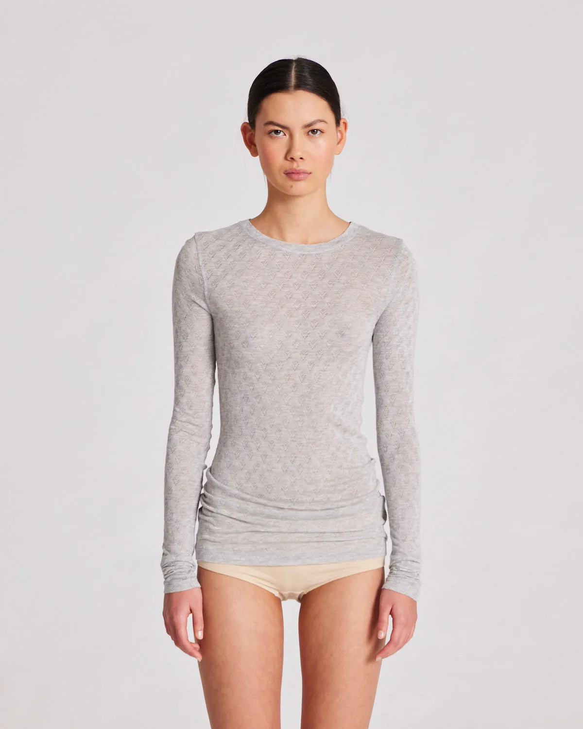 THE DELICATE PACK - FERMI & ALBERTE SILK - LIGHT GREY MELANGE
