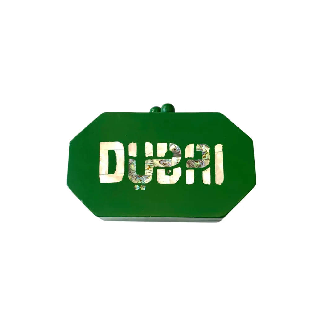 The Khan - Dubai Wooden Clutch