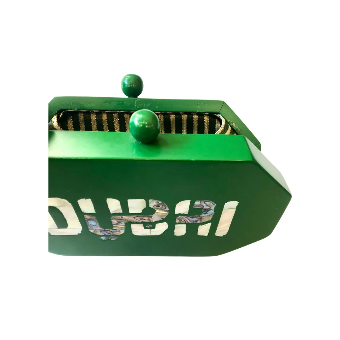 The Khan - Dubai Wooden Clutch