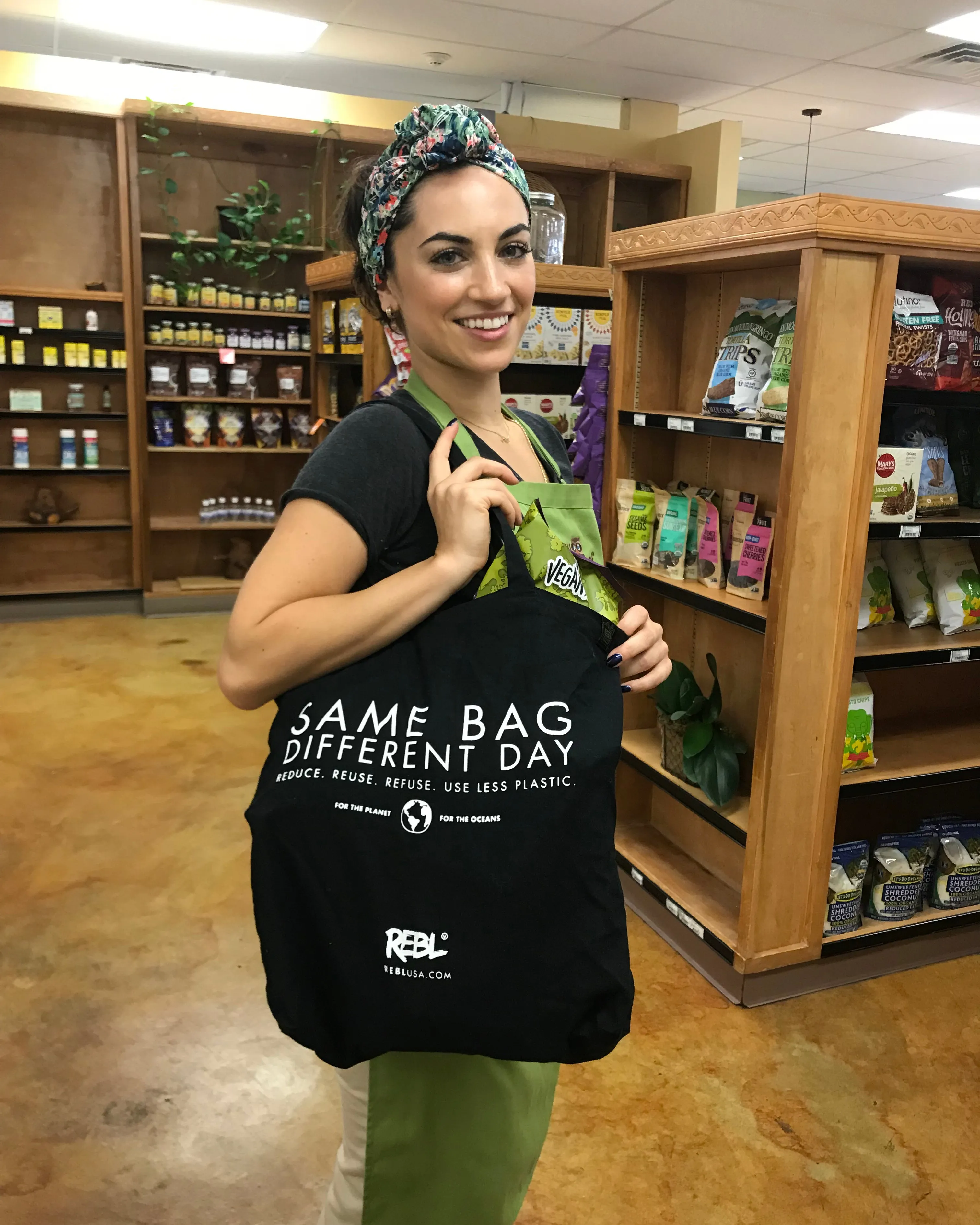 Tote Bag - Black Natural Cotton Canvas (Lighter weight)