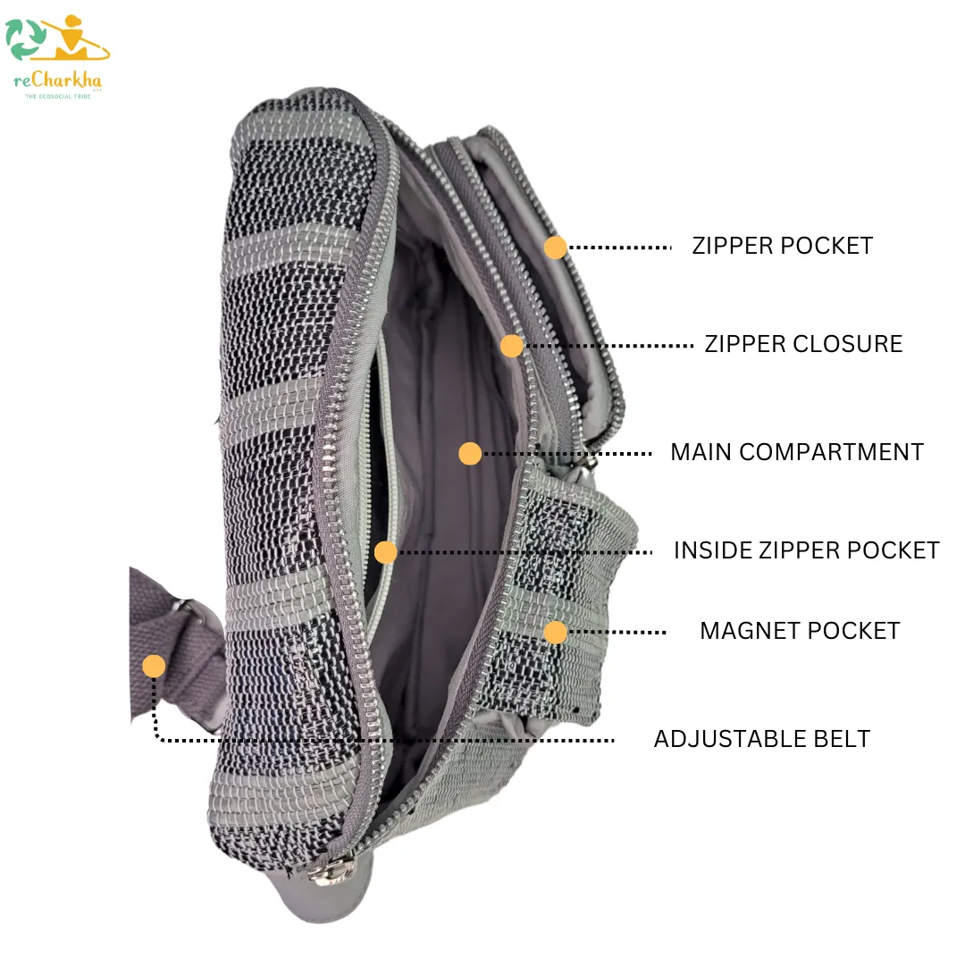 Upcycled Handwoven Belt Pack (BTP0524-005) MS_W