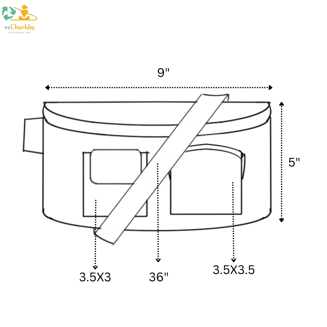 Upcycled Handwoven Belt Pack (BTP0524-005) MS_W