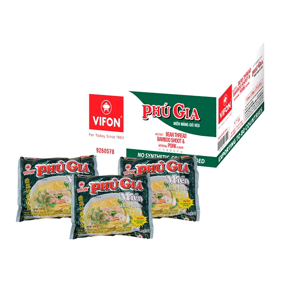Vifon Instant Bean Thread Bamboo Pork 50g (Case 72)