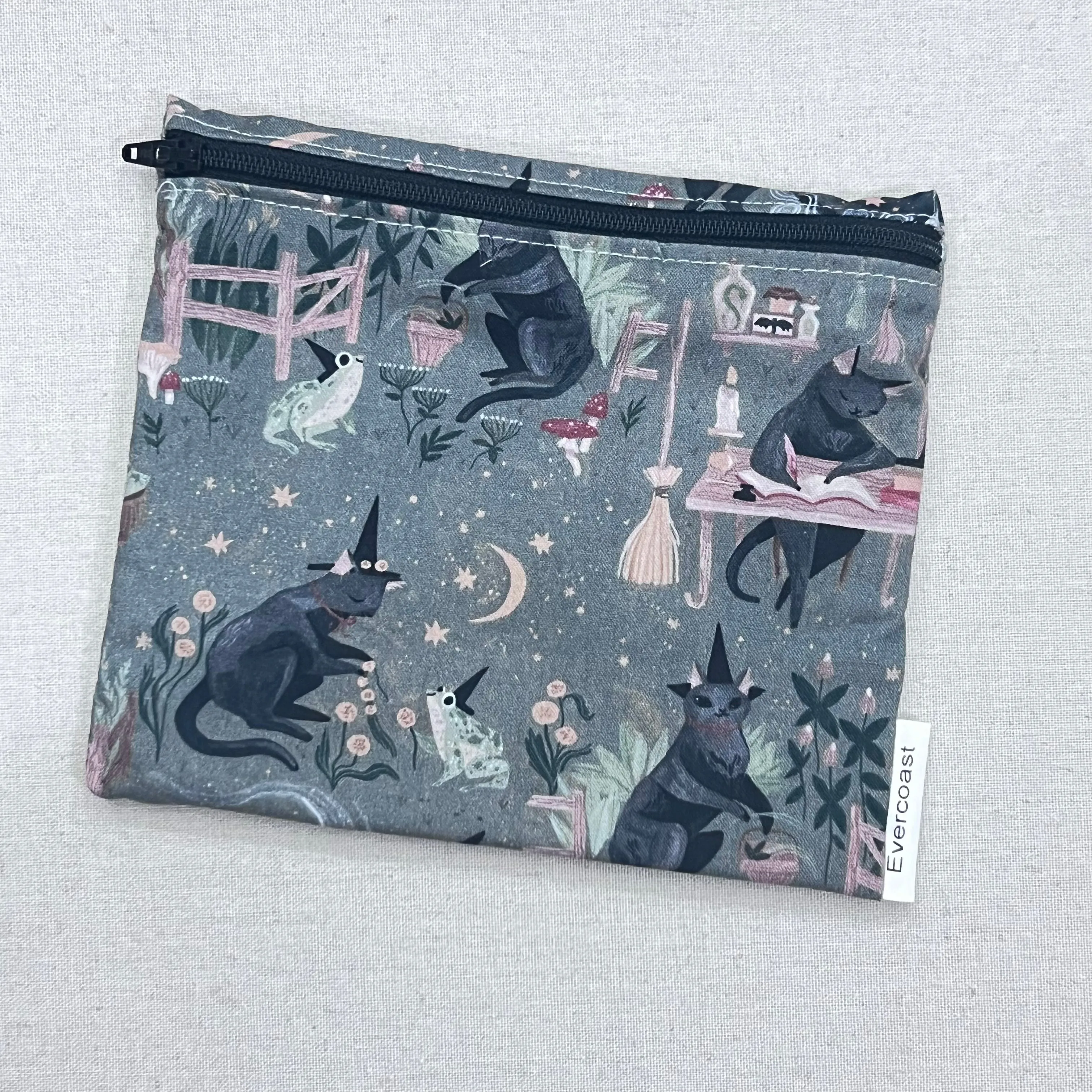 Witchy Cat Reusable Sandwich Bag