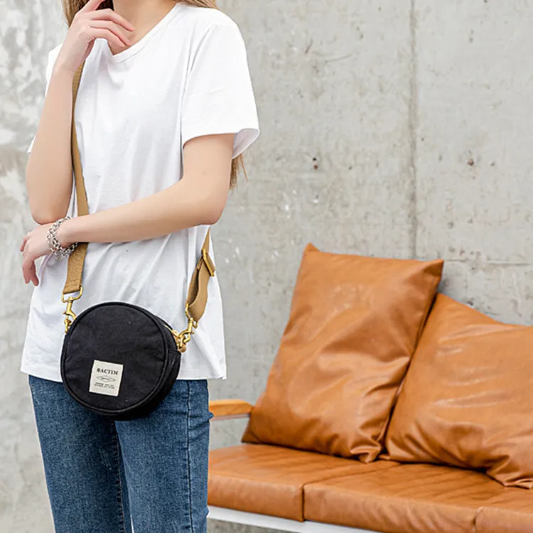 Womens Green Canvas Shoulder Bags For Ladies Side Purse For Women