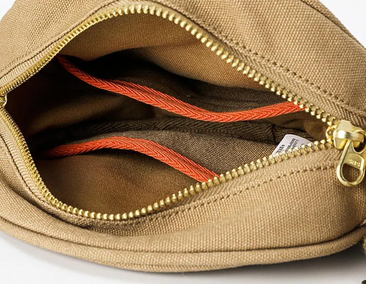 Womens Green Canvas Shoulder Bags For Ladies Side Purse For Women
