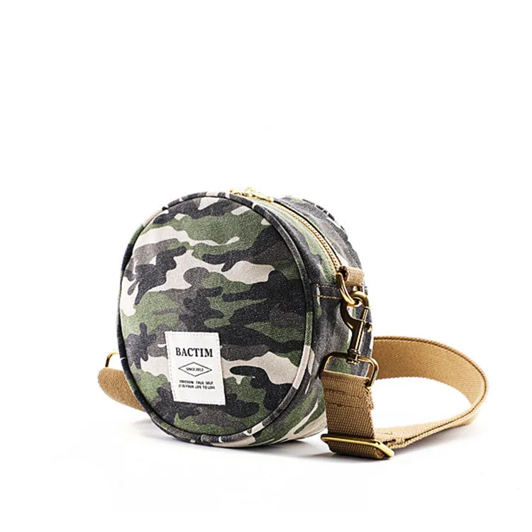 Womens Green Canvas Shoulder Bags For Ladies Side Purse For Women